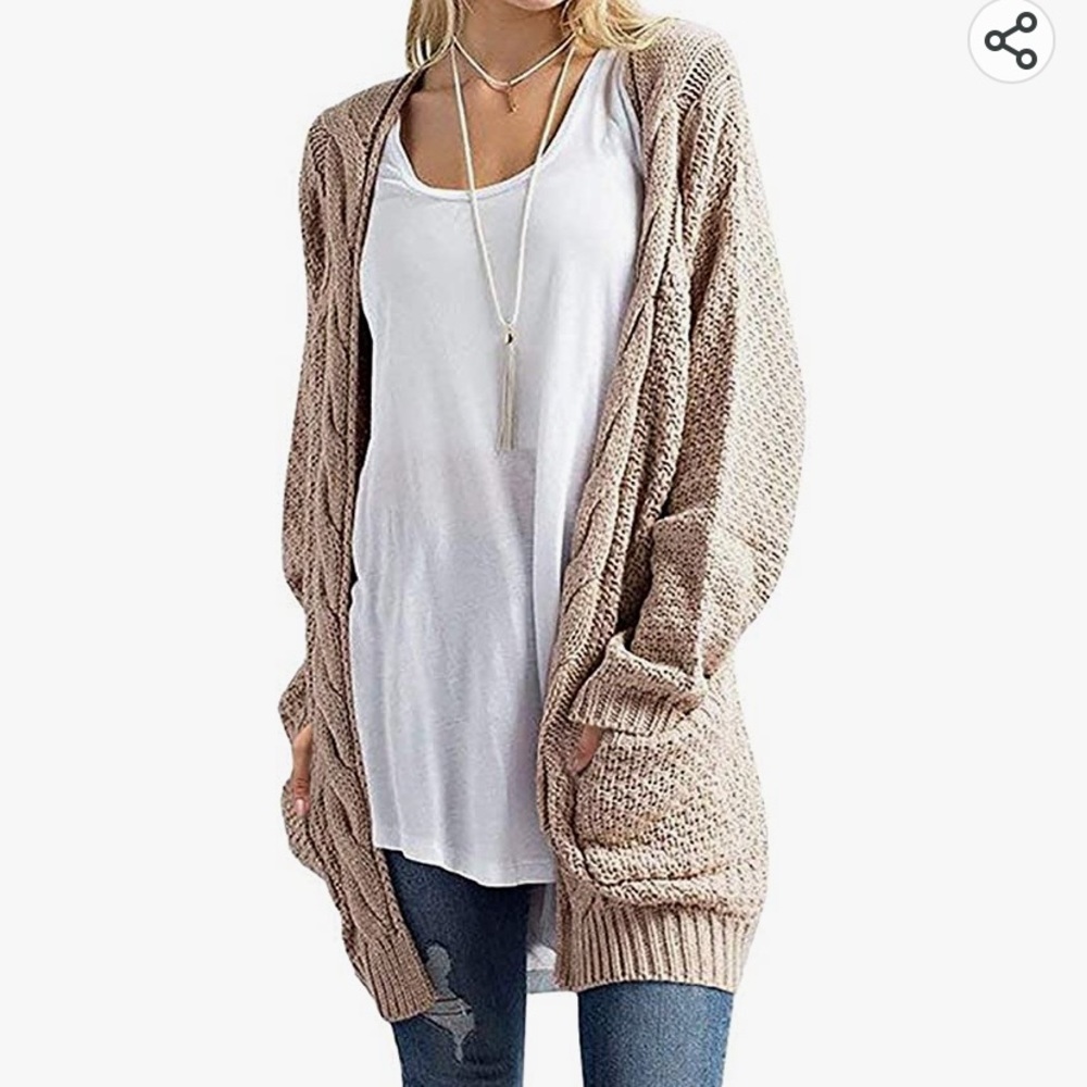Chunky Knit Cable Cardigan